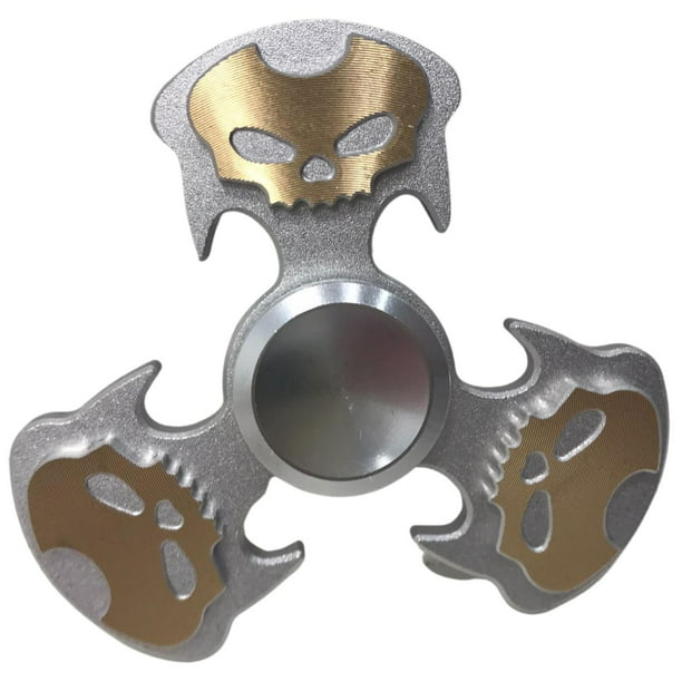 Starss Skull Hand Spinner Fidget Toy with case 